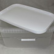 Крышка к контейнеру для пресервов [ведру] 366х243 мм, бел., ПП, 60 шт/кор "Альянсупак" 60 шт/упак БЕЛАРУСЬ КК-366*243 БЕЛ