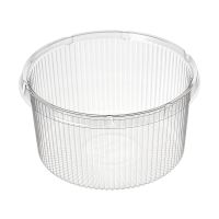 Контейнер 610 мл,круглый d-132мм,h-68мм, прозрачный