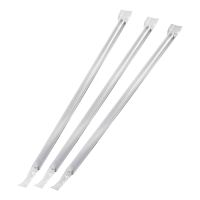 Трубочки для коктейлей 210 мм, d5 мм, прозр., пласт. прямые в инд. упаковке, 50 шт/упак 50 упак/кор РОССИЯ 117049