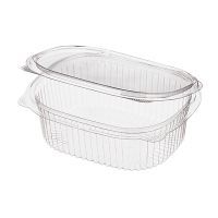 Контейнер 500 мл 1-секц., овал 159х130х56 мм, неразъем.крышка, прозр., ПЭТ, 360 шт/кор "Комус" 360 шт/упак РОССИЯ РКС-500/11(ОП) (Т) ПЭТ/РКС-500 (ОП) (Т)