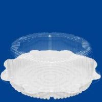 Упаковка для торта [крышка] d455хh120[d380хh110] мм, прозр., ОПС, 50 шт/кор "Комус" 50 шт/упак РОССИЯ Т-450К (М)