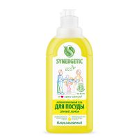 Средство для мытья посуды "Synergetic" С ароматом лимона, дозатор, 500 мл 14 шт/кор РОССИЯ 103051/14
