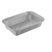 Форма алюминиевая 1-секц. 870 мл 212х147х40 мм, без крышки, алюм., 100 шт/упак 1 000 шт/кор РОССИЯ R1L