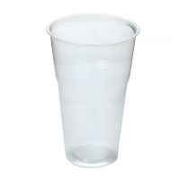 Стакан одноразовый 500 мл, диз. "Факел", прозр., ПП, 12 шт/упак "МИСТЕРИЯ" 180 шт/кор РОССИЯ