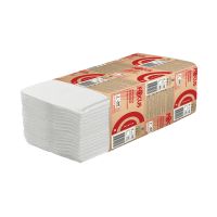 Полотенца бумажные для диспенсеров 240х200 мм 2-сл. Z-сложен., бел., 200 лист/упак "Focus" Premium 12 упак/кор РОССИЯ 5083775