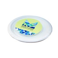 Тарелка кругл., d 225мм, h 18мм, бел., сахарный тростник