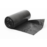 Мешок для мусора 60 л, 55х65 см, 8 мкм, черн., ПНД, 30 шт/рул "Multiclean" 50 рул/кор РОССИЯ