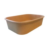 Контейнер 500 мл, 172х120х41 мм, без окна, без крышки, крафт, карт., 50 шт/упак 300 шт/кор КИТАЙ PB-500ml