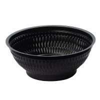 Контейнер 650 мл 1-секц. d155хh60 мм, без крышки, черн., ОПС, 400 шт/кор "Комус" 400 шт/упак РОССИЯ СК-750 черн.