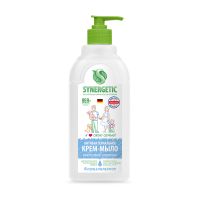 Мыло жидкое антибактериальное "Synergetic" Кокосовое молочко, дозатор, 500 мл 14 шт/кор РОССИЯ 105062