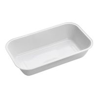 Форма алюминиевая 1-секц. 380 мл 165х100х35 мм, без крышки, алюм., 125 шт/упак 1 000 шт/кор РОССИЯ SR003G (лак)