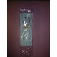 Комплект столовых приборов №6 [вил.+ нож: 165 мм, бел., ПС+ салф.+ з/ч.+ соль+ пер.], 200 шт/кор 200 шт/упак РОССИЯ 501660