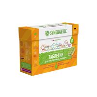 Таблетки для мытья посуды в посудомоечных машинах "Synergetic", 25 шт 25 шт/упак 12 упак/кор РОССИЯ 102025