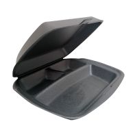 Ланч-бокс 3-секц. 250х210х65 мм, черн., ВПС, 100 шт/кор "Алпина" 100 шт/упак РОССИЯ LBE-3  черный