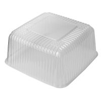 Упаковка для торта [крышка] 235х235х108[219х219х101] мм, прозр., ПЭТ, 200 шт/кор "Комус" 200 шт/упак РОССИЯ Т-170К ЭКОНОМ (Т)