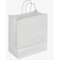 Пакет [260+150]х350 мм с круч. ручками, бел., бум., 200 шт/кор 200 шт/упак РОССИЯ KR-03-80-261535