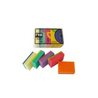 Губка поролоновая для посуды 100х70х30 мм, цвет в ассорт., 5 шт/упак "Гуд"Макси 48 упак/кор РОССИЯ 2.4