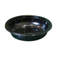 Тарелка 350мл, круглая, черная 