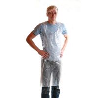 Фартук 750х1250 мм, бел., ПНД, 100 шт/упак 5 упак/кор РОССИЯ 30122