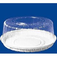 Крышка круглая для торта 2,5-3 кг, d-345мм, h-143мм, прозрачная