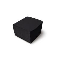 Салфетки 240х240 мм 1-сл., черн., бум., 400 шт/упак "Lista" 9 упак/кор РОССИЯ