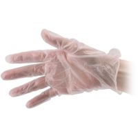Перчатки виниловые, р-р XL, неопудрен., прозр., 50 пар/упак 10 упак/кор КИТАЙ