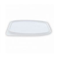 Крышка прямоугольная, 138х102х4мм, полупрозрачная
