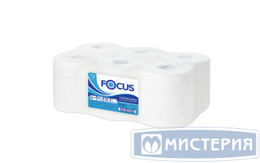 Бумага туалетная для диспенсеров 2-сл. "Focus" Mini Jumbo, бел., 170 м 12 рул/упак 12 рул/кор РОССИЯ 50202222/5036904