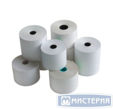 Чековая лента 57мм х 17м, d12 мм, бел., термобум. 8 рул/упак 280 рул/кор РОССИЯ