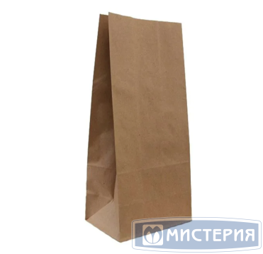 Пакет на вынос [260+150]х340 мм M без ручек, крафт, бум., 400 шт/кор 400 шт/упак РОССИЯ PD-01-70-261534 / 450