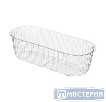 Коррекс овал 199х59х69 мм, прозр,. ПЭТ, 600 шт/кор "Комус" 600 шт/упак РОССИЯ КР 2395/1