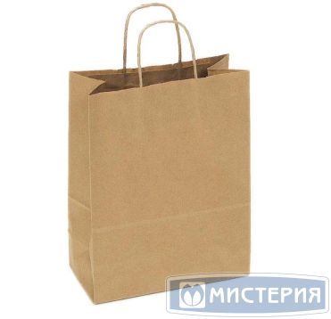 Пакет [320+200]х370 мм с круч. ручками, крафт, бум., 200 шт/кор 200 шт/упак РОССИЯ KR-01-70-322037