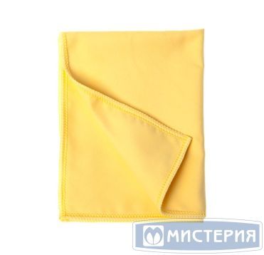 Салфетка из микрофибры 300х400 мм, 170 гр/м2, для глянц. поверхн., желт., 50 шт/кор "HQ Profiline" КИТАЙ 73609