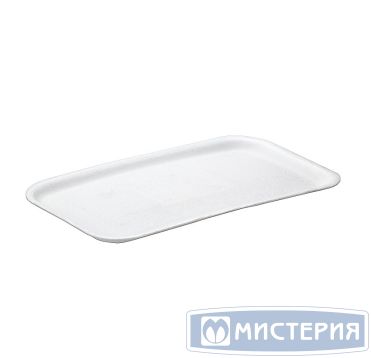 Лоток пищевой 225х135х10 мм, серия D-11.АBC, бел., ВПС, 450 шт/кор "Протэк" 450 шт/упак РОССИЯ D-11 "АBC"C