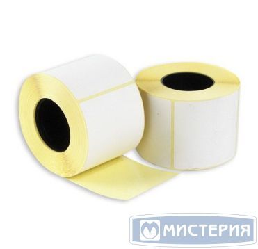 Весовая лента 58х60 мм ЭКО, непринт., бел., термобум., 500 шт/рул 48 рул/кор РОССИЯ