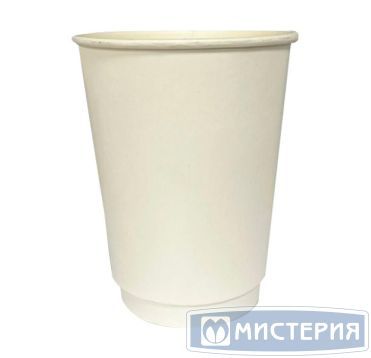 Стакан бумажный 350 мл 2 сл., d90 мм, бел., карт., 20 шт/упак 400 шт/кор РОССИЯ 01-135005-020/400/15