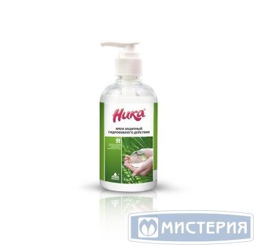 Крем для рук "Ника" Защитный гидрофильный, дозатор, 245 мл 20 шт/кор РОССИЯ