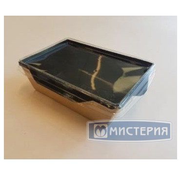 Контейнер 500 мл, 164х115х45 мм, без окна, без крышки, крафт-черн., карт., 50 шт/упак "OSQ" OpSalad BE 600 шт/кор РОССИЯ OpSalad 500 BE