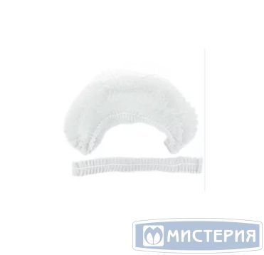 Шапочка "Шарлотта", бел., неткан. мат-л, 50 шт/упак 20 упак/кор РОССИЯ 103-214