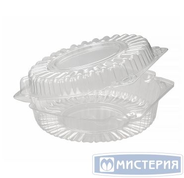 Упаковка для торта [неразъем.] d230хh88[d210хh76] мм, прозр., ОПС, 200 шт/кор "Протэк" РОССИЯ ИП-52С "А"
