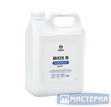 Средство моющее щелочное " Grass" Bios-B, концентрат, канистра, 5500 г 4 шт/кор РОССИЯ 125201