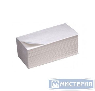 Полотенца бумажные для диспенсеров 230х220 мм 1-сл. V-сложен., бел., 200 лист/упак "Снежинка" 20 упак/кор РОССИЯ