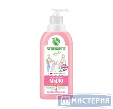 Мыло жидкое "Synergetic" Аромамагия, дозатор, 500 мл 14 шт/кор РОССИЯ 105057/14