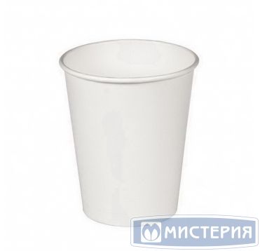 Стакан бумажный 400 мл 2 сл., d90 мм, бел., карт., 15 шт/упак 240 шт/кор РОССИЯ