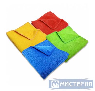 Салфетка микрофибра 30х30 см, универсальная, цвет в ассортименте