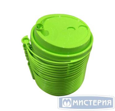 Крышка для стаканов, для холодного и горячего, d 90 мм, салатовая