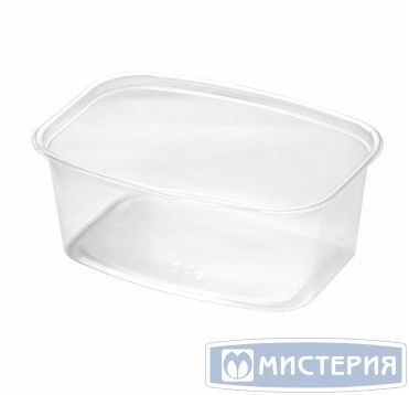 Контейнер прямоугольный 138х102х56мм, 500 мл, полупрозрачный 