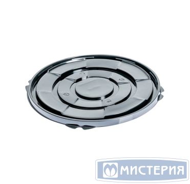 Дно для торта, круглое, d 225мм, внутр. d 194мм, чёрное, ПЭТ
