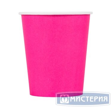 Стакан бумажный 300 мл 1 сл., d90 мм, роз., карт., 50 шт/упак 1 000 шт/кор РОССИЯ HB90-430-111393