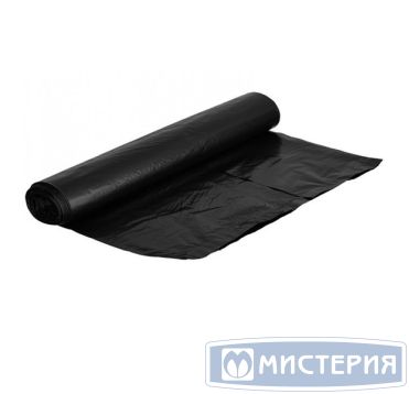 Мешок для мусора 240 л, 85х135 см, 23 мкм, черн., ПНД, 10 шт/рул 40 рул/кор РОССИЯ